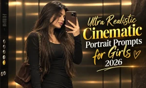 Ultra Realistic Cinematic Portrait Prompts for Girls 2026